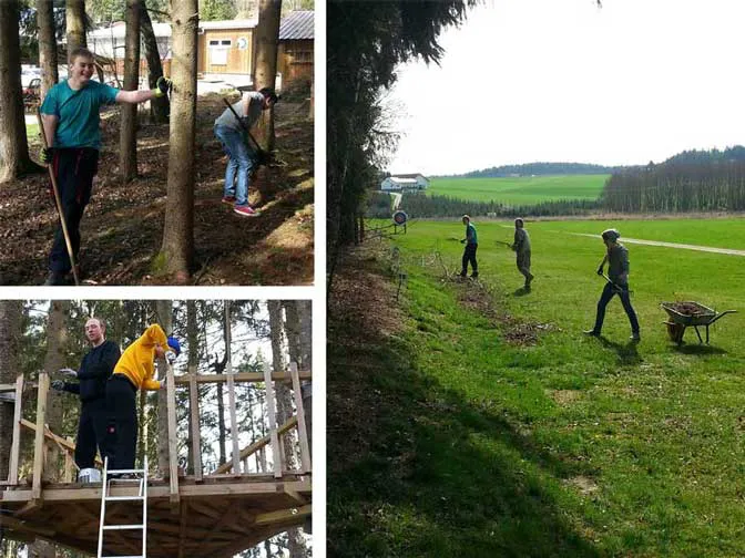 Arbeitstag am Vereinsheim 2016