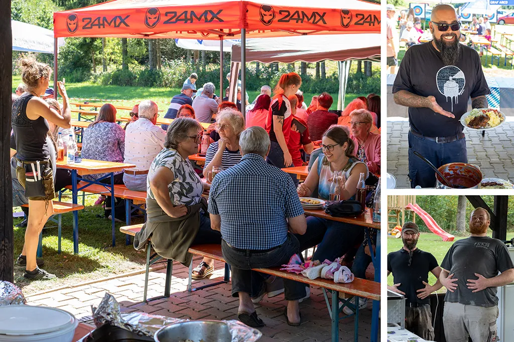 Bildercollage mit Impressionen vom Herbstfest