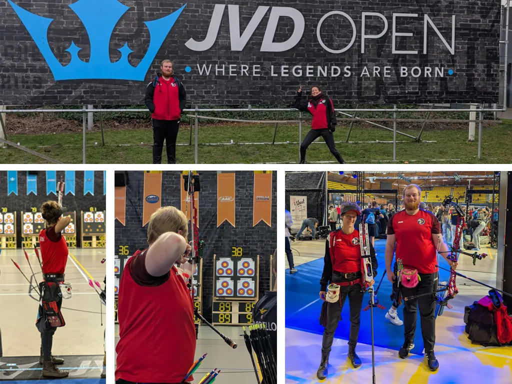 Fotocollage von den JVD Open 2025 in Eindhoven